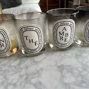 4 empty Diptyque candles